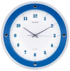 Horloge Murale Moderne Ronde Bayard 3 Coloris Disponibles