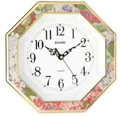 Pendule Murale Assiette Décorative Bayard